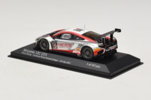 McLaren MP4-12C GT3 #107 Hexis Racing Cazenave / O. Panis 24 Hours of Spa 2013 Minichamps 1:43 437131397 Metall - pilt 3/4