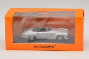Mercedes 190 SL W121 Hõbe Maxichamps 1:43 940033130 Metall - pilt 4/4