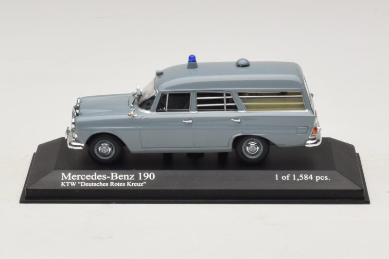 Mercedes 190 W110 Kiirabi DRK Minichamps 1:43 400037270 Metall