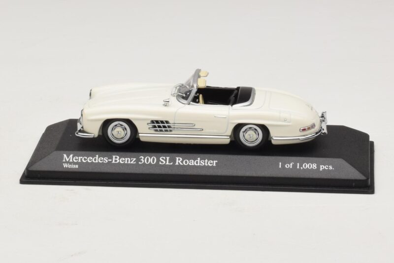Mercedes 300 SL W198 Roadster Valge Minichamps 1:43 Mercedes 300 SL W198 Roadster Valge Minichamps 1:43 400039034 Metall