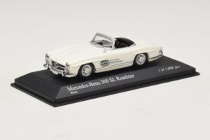 Mercedes 300 SL W198 Roadster Valge Minichamps 1:43 400039034 Metall - pilt 2/4
