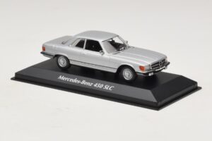 Mercedes 450 SLC C107 Hõbe Maxichamps 1:43 940033421 Metall - pilt 3/4