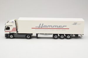 Mercedes Actros 1844LS Koffersattelzug Hammer Aachen Minichamps 1:43 499039105 Metall - pilt 3/6