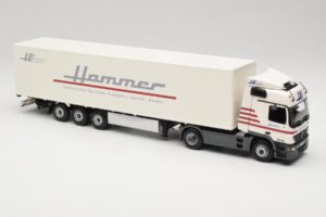 Mercedes Actros 1844LS Koffersattelzug Hammer Aachen Minichamps 1:43 499039105 Metall - pilt 4/6