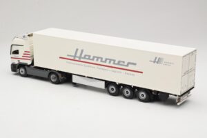 Mercedes Actros 1844LS Koffersattelzug Hammer Aachen Minichamps 1:43 499039105 Metall - pilt 5/6