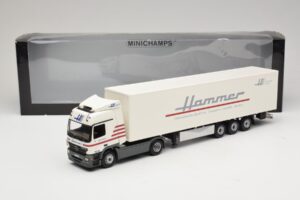 Mercedes Actros 1844LS Koffersattelzug Hammer Aachen Minichamps 1:43 499039105 Metall - pilt 6/6