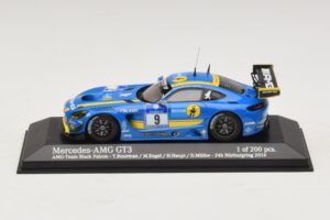 Mercedes AMG GT3 Black Falcon #9 Y. Buurman / M. Engel 24 Hours of Nurburgring 2016 Minichamps 1:43 437163009 Metall
