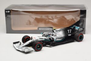Mercedes AMG Petronas W10 #77 V. Bottas German GP 2019 Minichamps 1:18 110191177 Metall - pilt 6/7