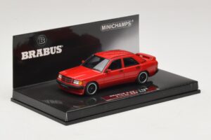 Mercedes Brabus 3.6S 190E W201 Punane Minichamps 1:43 437032600 Metall - pilt 2/5