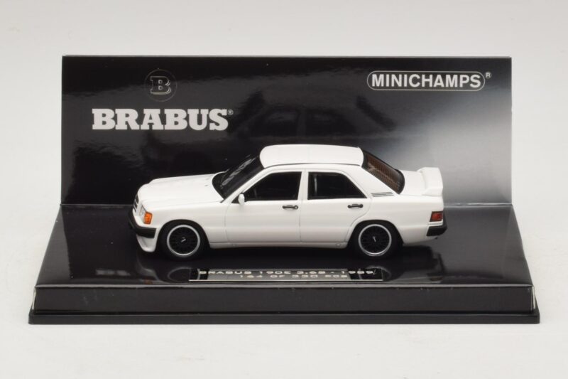 Mercedes Brabus 3.6S 190E W201 Valge Minichamps 1:43 Mercedes Brabus 3.6S 190E W201 Valge Minichamps 1:43 437032602 Metall