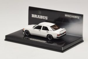 Mercedes Brabus 3.6S 190E W201 Valge Minichamps 1:43 437032602 Metall - pilt 3/5