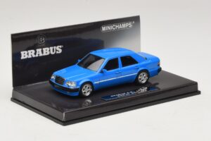 Mercedes Brabus 6.5 500E W124 Sinine Minichamps 1:43 437032502 Metall - pilt 2/5