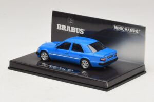 Mercedes Brabus 6.5 500E W124 Sinine Minichamps 1:43 437032502 Metall - pilt 3/5