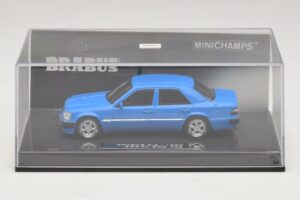 Mercedes Brabus 6.5 500E W124 Sinine Minichamps 1:43 437032502 Metall - pilt 4/5