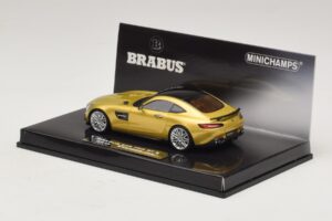 Mercedes Brabus 600 GT S C190 Kuldne Minichamps 1:43 437032522 Metall - pilt 3/5
