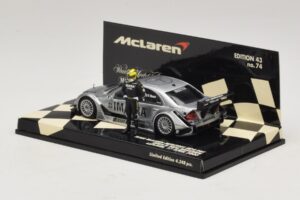 Mercedes C203 DTM Team McLaren Mercedes MP4-98T Mika & Erja Hakkinen Lapland 17 April 2000 Minichamps 1:43 530984378-P1 Metal - pilt 3/4