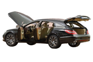 Mercedes CLS Shooting Brake X218 Obsidian Black Metallic Norev 1:18 183944 Metall - pilt 2/3