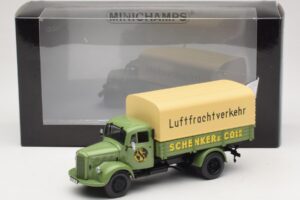 Mercedes L 3500 Platvormveok Schenker Minichamps 1:43 439350028 Metall - pilt 6/6
