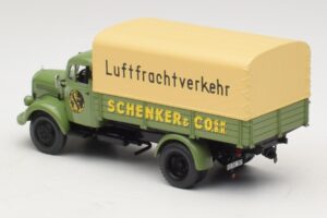 Mercedes L 3500 Platvormveok Schenker Minichamps 1:43 439350028 Metall - pilt 5/6