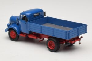 Mercedes L 3500 Kallurauto Sinine Punane Minichamps 1:43 439350004 Metall - pilt 5/6