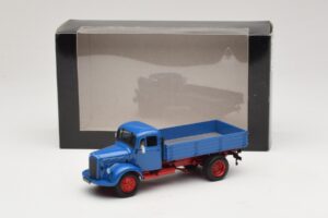 Mercedes L 3500 Kallurauto Sinine Punane Minichamps 1:43 439350004 Metall - pilt 6/6