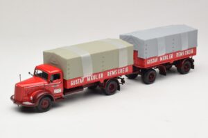 Mercedes L315 Pritschenzug Gustav Mauler Minichamps 1:43 499034720 Metall