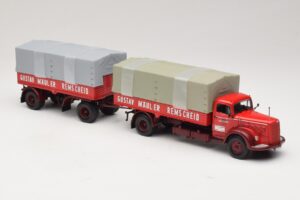 Mercedes L315 Pritschenzug Gustav Mauler Minichamps 1:43 499034720 Metall - pilt 4/6