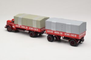 Mercedes L315 Pritschenzug Gustav Mauler Minichamps 1:43 499034720 Metall - pilt 5/6