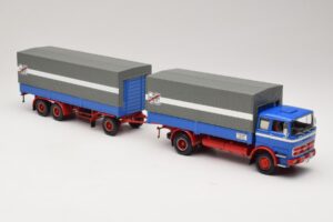 Mercedes LP1620 Pritschenzug Fern Schnell Gut Minichamps 1:43 499034820 Metall - pilt 4/6