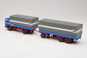 Mercedes LP1620 Pritschenzug Fern Schnell Gut Minichamps 1:43 499034820 Metall - pilt 5/6
