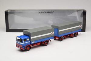 Mercedes LP1620 Pritschenzug Fern Schnell Gut Minichamps 1:43 499034820 Metall - pilt 6/6