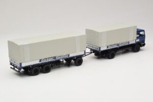 Mercedes LP1624 Pritschenzug Dachser Minichamps 1:43 499034821 Metall - pilt 2/6