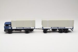 Mercedes LP1624 Pritschenzug Dachser Minichamps 1:43 499034821 Metall - pilt 3/6