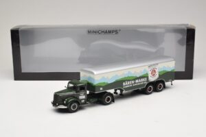 Mercedes LS315 Koffersattelzug Bärenmarke Minichamps 1:43 499034780 Metall - pilt 6/6