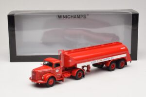 Mercedes LS315 Tanksattelzug Esso Minichamps 1:43 499034770 Metall - pilt 6/6