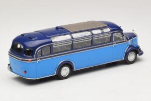 Mercedes O 3500 Buss Helesinine Tumesinine Minichamps 1:43 439360011 Metall - pilt 2/6