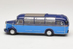 Mercedes O 3500 Buss Helesinine Tumesinine Minichamps 1:43 439360011 Metall - pilt 3/6