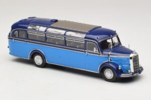 Mercedes O 3500 Buss Helesinine Tumesinine Minichamps 1:43 439360011 Metall - pilt 4/6