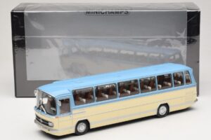 Mercedes O302 Sinine Kreemikas Minichamps 1:43 439035181 Metall - pilt 6/6