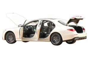 Mercedes S-Class W223 AMG Line Valge Norev 1:18 183807 Metall - pilt 2/3