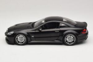 Mercedes SL65 AMG R230 Black Series Matt Black Minichamps 1:18 100038121 Metall - pilt 4/8
