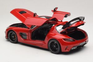 Mercedes SLS AMG C197 Black Series Punane Minichamps 1:18 110033022 Metall - pilt 5/8