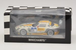 Mercedes SLS AMG GT3 #21 Rowe Racing Hartung / Heyer Nurburgring 24 Hours 2013 Minichamps 1:43 410133221 Metall - pilt 4/4