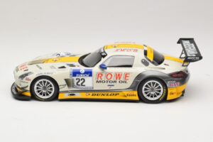 Mercedes SLS AMG GT3 #22 Graf / Jager Rowe Racing 24 Hours of Nurburgring 2013 Minichamps 1:18 151133122 Metall - pilt 3/6