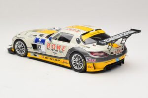 Mercedes SLS AMG GT3 #22 Graf / Jager Rowe Racing 24 Hours of Nurburgring 2013 Minichamps 1:18 151133122 Metall - pilt 5/6