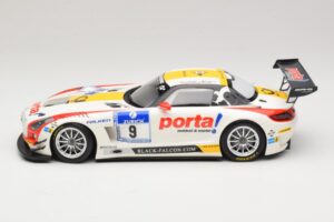 Mercedes SLS AMG GT3 #9 B. Schneider / J. Bleekemolen Black Falcon 24 Hours of Nurburgring Winner 2013 Minichamps 1:18 151133 - pilt 3/6