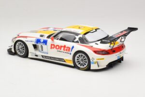 Mercedes SLS AMG GT3 #9 B. Schneider / J. Bleekemolen Black Falcon 24 Hours of Nurburgring Winner 2013 Minichamps 1:18 151133 - pilt 5/6