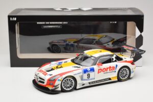 Mercedes SLS AMG GT3 #9 B. Schneider / J. Bleekemolen Black Falcon 24 Hours of Nurburgring Winner 2013 Minichamps 1:18 151133 - pilt 6/6