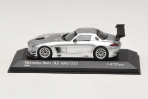 Mercedes SLS AMG GT3 Hõbe Minichamps 1:43 410113202 Metall