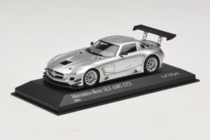 Mercedes SLS AMG GT3 Hõbe Minichamps 1:43 410113202 Metall - pilt 2/4